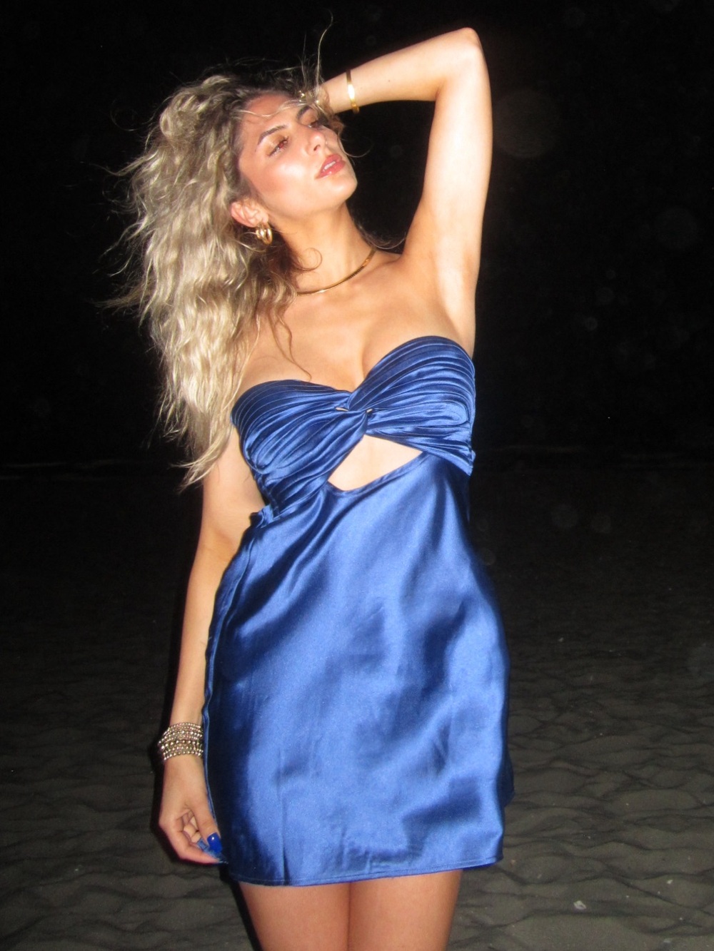 Princess Polly Shellie Mini Dress Blue